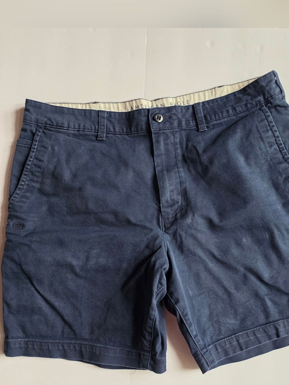 American Eagle Mens 38 Shorts Navy Slim Fit Workwear AE Flex EUC